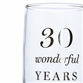Thumbnail 2 - 30th Anniversary Champagne Flute Glasses - Set of 2