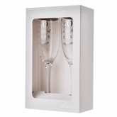 Thumbnail 3 - 30th Anniversary Champagne Flute Glasses - Set of 2