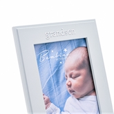 Thumbnail 3 - Grandson Blue Resin Photo Frame - 4" x 6"