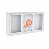 Thumbnail 4 - White Triple Baby Photo Frame & Casting Kit