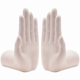 Thumbnail 1 - Set of 2 Bookends - Ceramic Hands