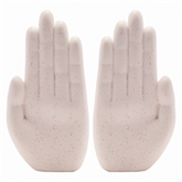 Thumbnail 2 - Set of 2 Bookends - Ceramic Hands