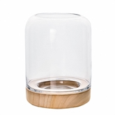 Thumbnail 1 - Handmade Clear Glass Candle Holders