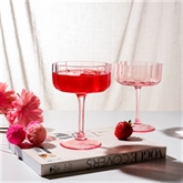 Thumbnail 1 - Set of 2 Scalloped Martini Glasses