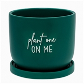 Thumbnail 1 - "Plant One On Me" Ceramic Plant Pot