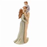 Thumbnail 2 - "Just us Three" Family with Son Figurine