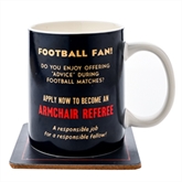 Thumbnail 3 - Civil Defence Football Watching Mug and Coaster Set