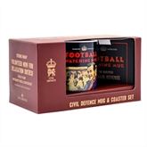 Thumbnail 4 - Civil Defence Football Watching Mug and Coaster Set