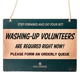Thumbnail 1 - Civil Defence Washing Up Wall Plaque