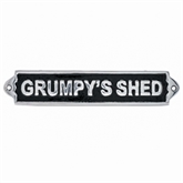Thumbnail 1 - "Grumpy's Shed" Metal Sign