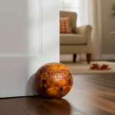Thumbnail 1 - Distressed Faux Leather Football Doorstop