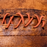 Thumbnail 3 - Distressed Faux Leather Football Doorstop