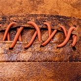Thumbnail 2 - Distressed Faux Leather Football Doorstop