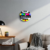 Thumbnail 1 - Testpage Dome Glass Multicolour Wall Clock