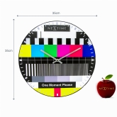 Thumbnail 5 - Testpage Dome Glass Multicolour Wall Clock
