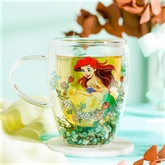 Thumbnail 1 - Disney Princess Ariel Floral Glass Mug