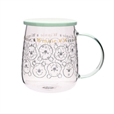 Thumbnail 2 - Disney Classic Collectable Winnie the Pooh Glass Mug With Lid