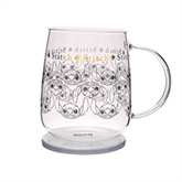 Thumbnail 3 - Disney Classic Collectable Stitch Glass Mug With Lid