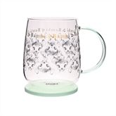 Thumbnail 3 - Disney Classic Collectable Bambi Glass Mug With Lid