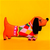 Thumbnail 1 - Raspberry Blossom Tufted Dog Cushion