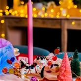 Thumbnail 2 - Raspberry Blossom Cat Shaped Candle Holder