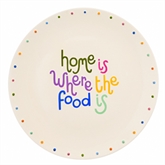 Thumbnail 2 - Raspberry Blossom Circle Platter - "Home Is Where The Food Is"