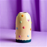 Thumbnail 1 - Raspberry Blossom Bobble Multi Coloured Vase