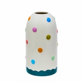 Thumbnail 2 - Raspberry Blossom Bobble Multi Coloured Vase