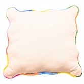 Thumbnail 3 - Raspberry Blossom Cushion - "Please Leave By 9"
