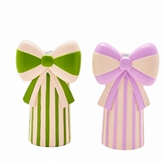 Thumbnail 3 - Raspberry Blossom Set of 2 Candlestick Holders with Bow