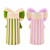 Thumbnail 4 - Raspberry Blossom Set of 2 Candlestick Holders with Bow