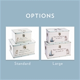 Thumbnail 3 - Set of 2 "Little Boys" Storage Boxes