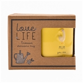 Thumbnail 3 - Love Life Mum Embossed Mug