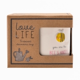 Thumbnail 2 - Love Life "You are the Bee's Knees" Embossed Mug