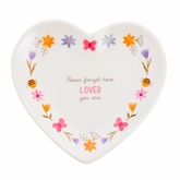 Thumbnail 2 - Love Life Ceramic "You are Loved" Trinket Tray