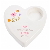 Thumbnail 2 - Love Life Ceramic Nan Tea Light Candle Holder