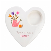 Thumbnail 3 - Love Life Ceramic Family Tea Light Candle Holder