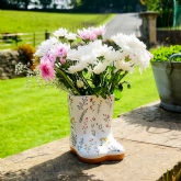 Thumbnail 1 - The Cottage Garden Floral Wellies Ceramic Vase