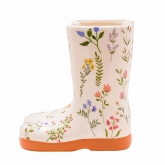 Thumbnail 4 - The Cottage Garden Floral Wellies Ceramic Vase