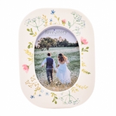 Thumbnail 2 - Love Story Oval Ceramic Floral Photo Frame