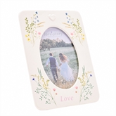 Thumbnail 1 - Love Story Ceramic Floral Photo Frame