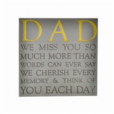 Thumbnail 3 - Dad Memorial Square Plaque