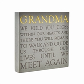 Thumbnail 1 - Grandma Memorial Square Plaque