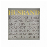 Thumbnail 3 - Husband Memorial Square Plaque