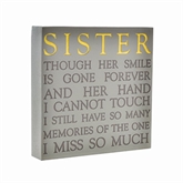 Thumbnail 1 - Sister Memorial Square Plaque