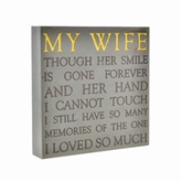 Thumbnail 1 - Wife Memorial Square Plaque