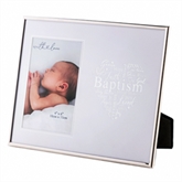 Thumbnail 2 - Baptism Silver Heart Photo Frame