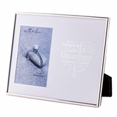 Thumbnail 2 - Engagement Silver Heart Photo Frame