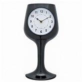 Thumbnail 1 - Black Wine Glass Wall Clock