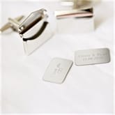 Thumbnail 3 - Personalised Secret Message Engraved Cufflinks